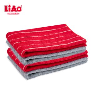 ست دستمال ماکرفیبر حوله ای لیائو 4عددی کد G130021