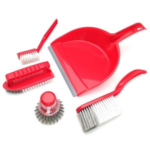 ست کامل برس خاک انداز 5 تکه لیائو کد C130014