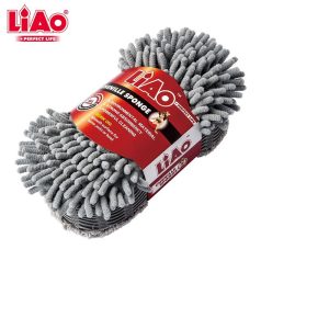دستمال ماکارونی 2 طرفه شستشوی میکروفایبر لیائو کد F130016