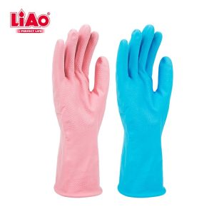 دستکش آشپزخانه لاتکس رنگی ضخیم H130021-L
