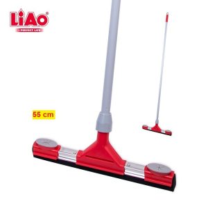 طی آب جمع کن EVA لیائو دو کاره با گیره بست پارچه 55 سانتی دسته ثابت 130 سانتی K130046